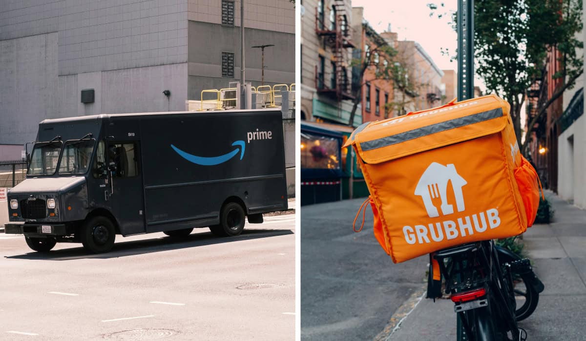 Amazon and Grubhub