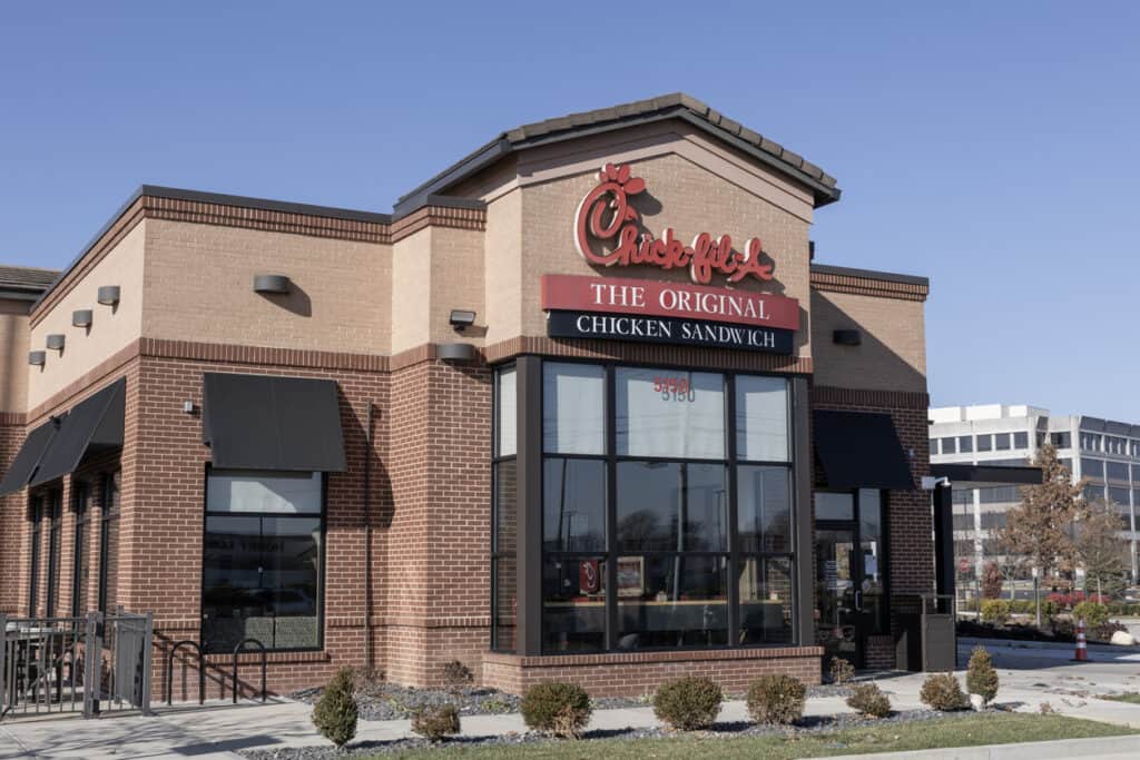 Chick-fil-A chicken restaurant