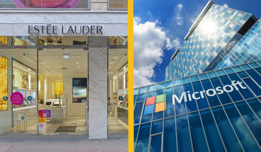 Estee Lauder and Microsoft iStock.com Baloncici iStock.com lcva2