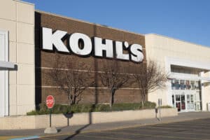 Exterior of Kohl's department store