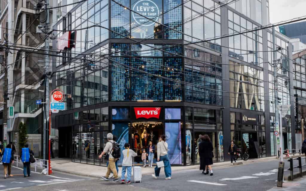 Levis Store on Cat Street, Shibuya city, Tokyo, Japan