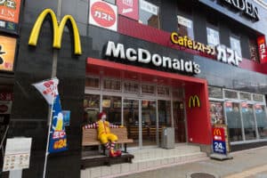 McDonald's restaurant in Japan