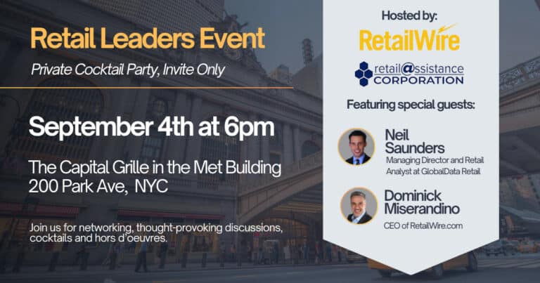 Retail Leaders Event, Private Cocktail Party (Invite Only)