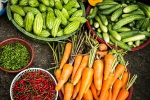 bundle of assorted vegetable lot